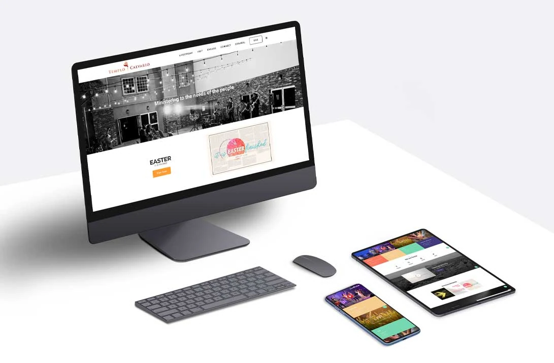 Templo Calvario: Website design