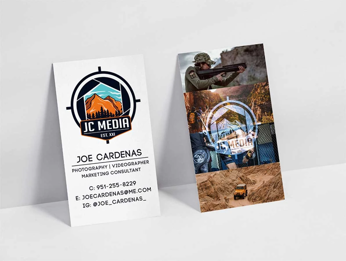JC Media: Business card design