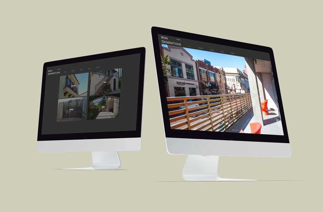 Iron Generation: Website design