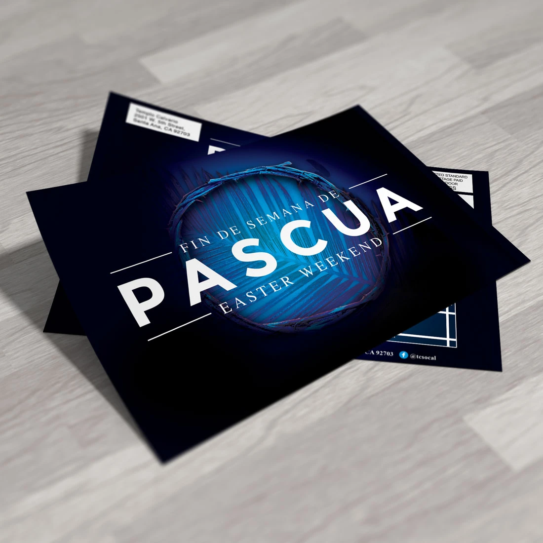 Direct mail campaign design sample