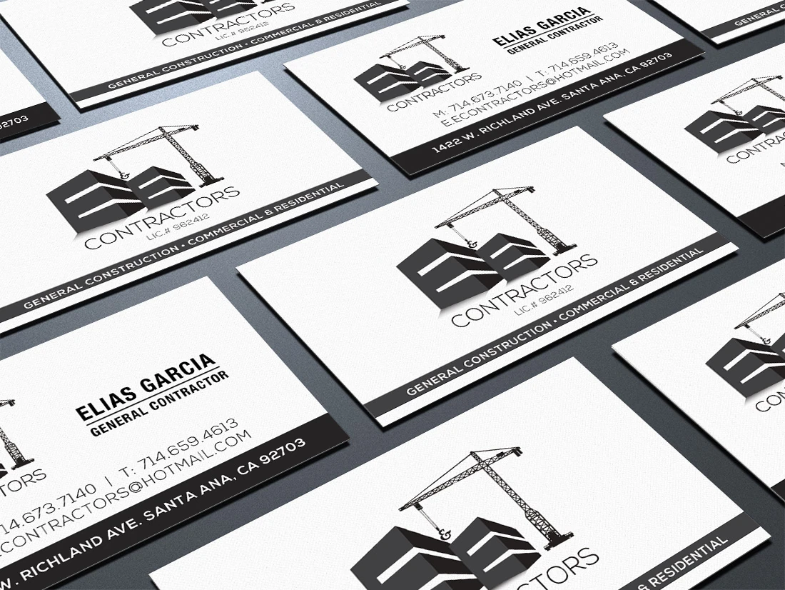 E&E Contractor: Logo & business cards