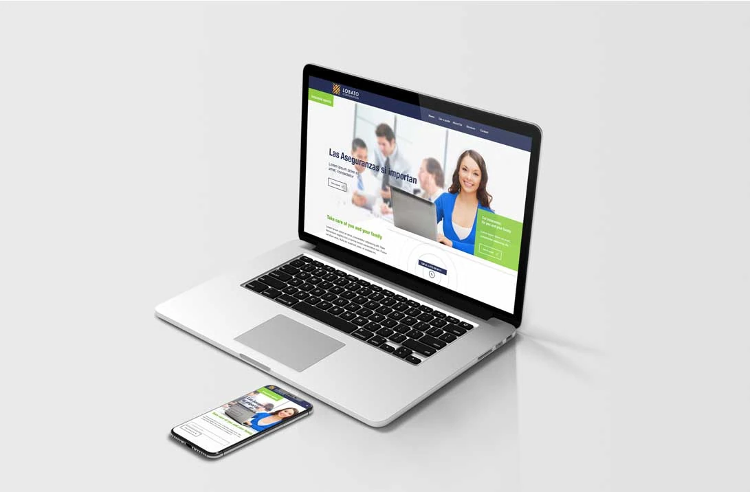 Lobato: Website design