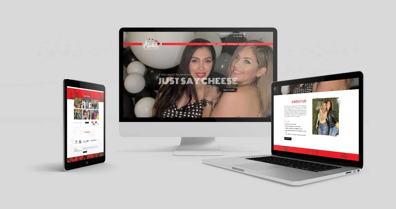 Aloha: Branding, website & display graphics