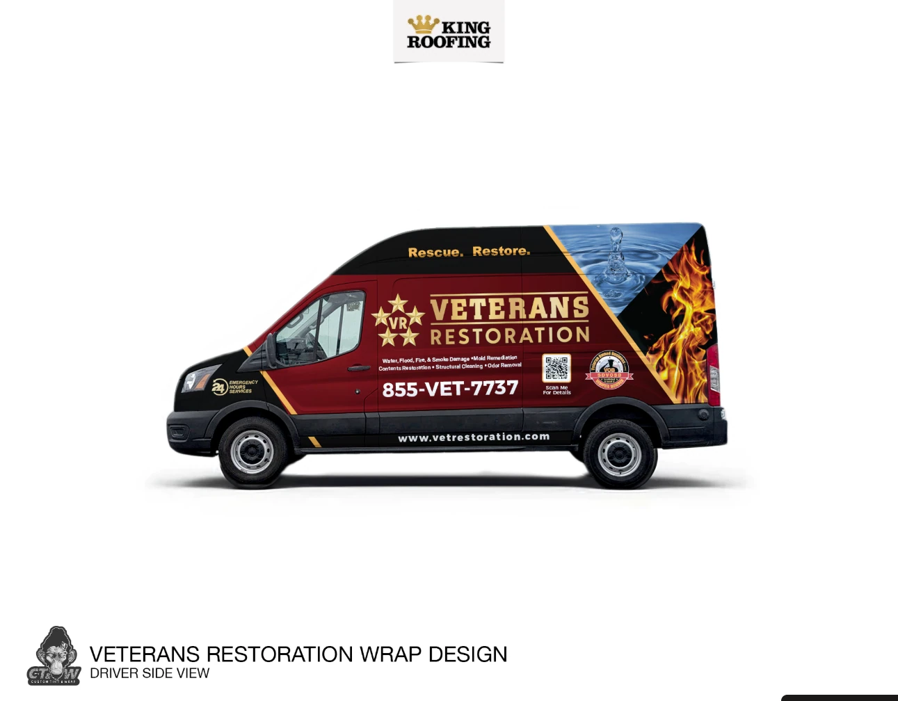 Veteran Pest: Vehicle wrap design
